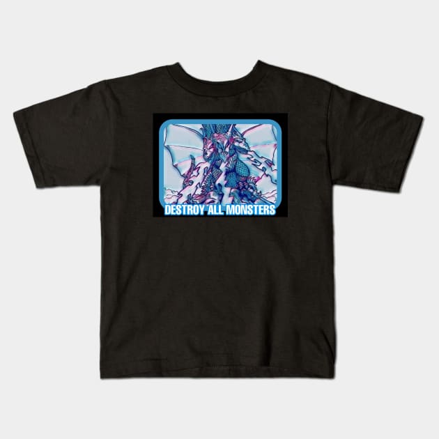 DESTROY ALL MONSTERS Kids T-Shirt by Robzilla2000